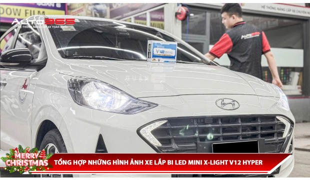 TỔNG HỢP NHỮNG HÌNH ẢNH XE LẮP BI LED MINI X-LIGHT V12 HYPER